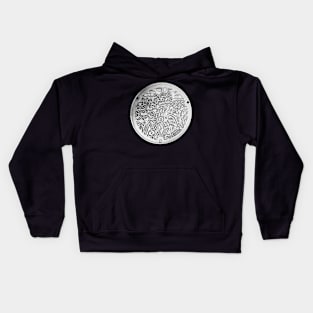 Japanese Manhole Kids Hoodie